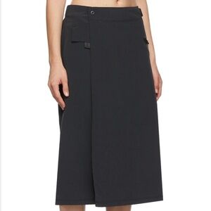 Nike Black Midi Wrap Skirt